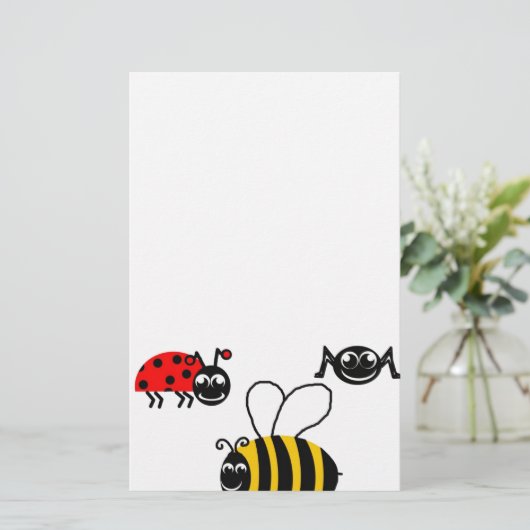 Bee Buzz Briefpapier (Stehend Vorderseite)