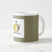 Bee Buzzing Jumbo Tasse (Vorderseite Rechts)