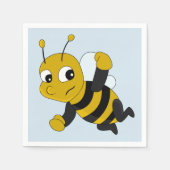 Bee cartoon napkins serviette (Vorderseite)
