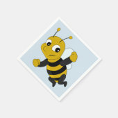 Bee cartoon napkins serviette (Ecke)