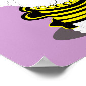 "BEE" chon Bichon Frise Halloween Poster (Ecke)