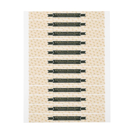 Bee Colony Honey Jar Lid Goldenrod (Bogen)