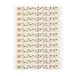 Bee Colony Tamper-proof Security Siegel Goldenrod