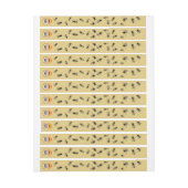 Bee Colony Tamper-proof Security Siegel Pale Gold (Bogen)