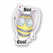 Bee cool aufkleber (Vorderseite)