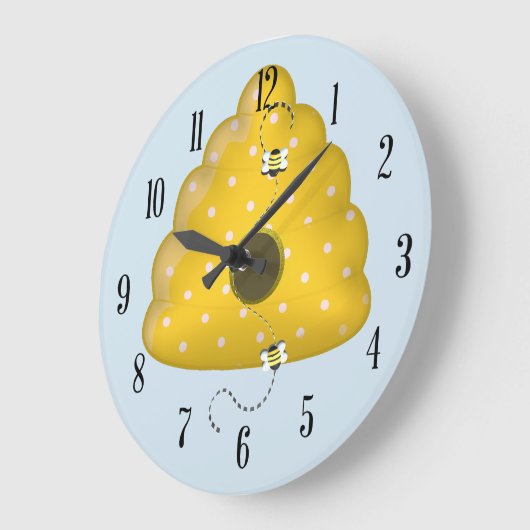 Bee Cool Behive Große Wanduhr (Winkel)