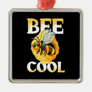 Bee Cool Ornament Aus Metall