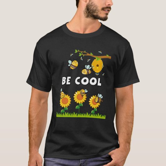 Bee Cool Pollination & Hive For Children & Toddle T-Shirt (Vorderseite)
