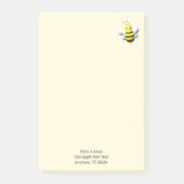 Bee Cool With Personalized Text Post-it Klebezettel (Vorderseite)
