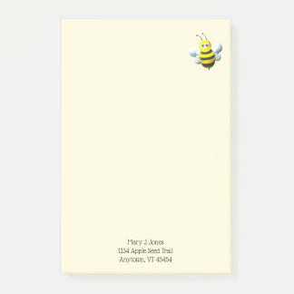Bee Cool With Personalized Text Post-it Klebezettel