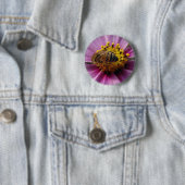 Bee Cosmo, Honey Bee und Cosmo Blume Button (Beispiel)