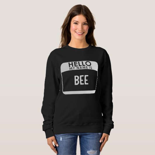 Bee Costume Easy Last Minute Halloween Beekeeping Sweatshirt (Vorne ganz)