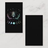 Bee Crescent Moon Wicca Pastel Goth Insect Hexy Visitenkarte (Vorne/Hinten)