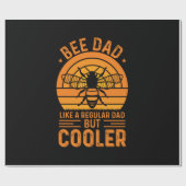 Bee Dad Geschenkpapier (Flach)