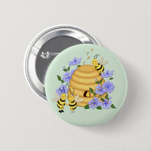Bee Dance Button (Vorne & Hinten)