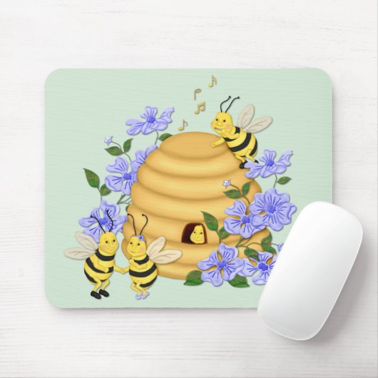 Bee Dance Mousepad (Mit Mouse)