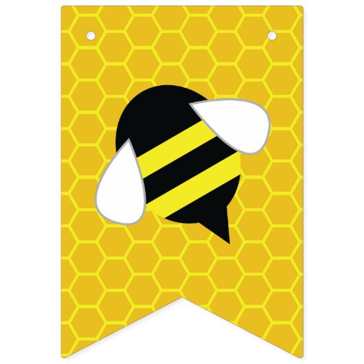 Bee Day Happy Birthday Banner (Erste Fahne)