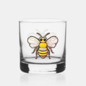 Bee Dazzling  Whiskyglas (Rückseite)
