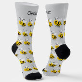 Bee Design Personalised Socken (Gewinkelt)