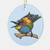 Bee Eater Bird Keramikornament (Links)