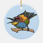 Bee Eater Bird Keramikornament (Hinten)