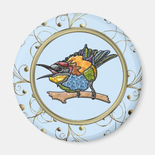 Bee Eater Bird Magnet