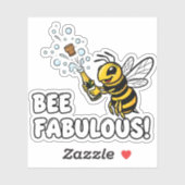 Bee Fabulous Aufkleber (Blatt)