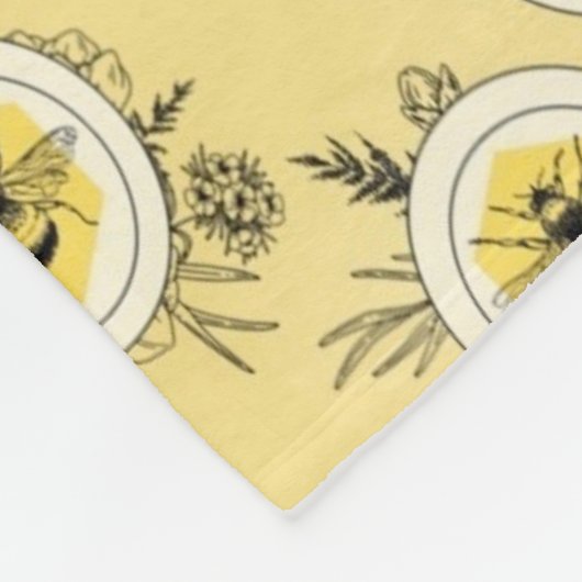 Bee Fleecedecke (Ecke)