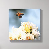 Bee Floral  Canvas Print Leinwanddruck (Vorderseite)
