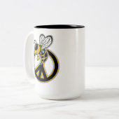 BEE FRIEDEN ZWEIFARBIGE TASSE (Vorderseite Links)