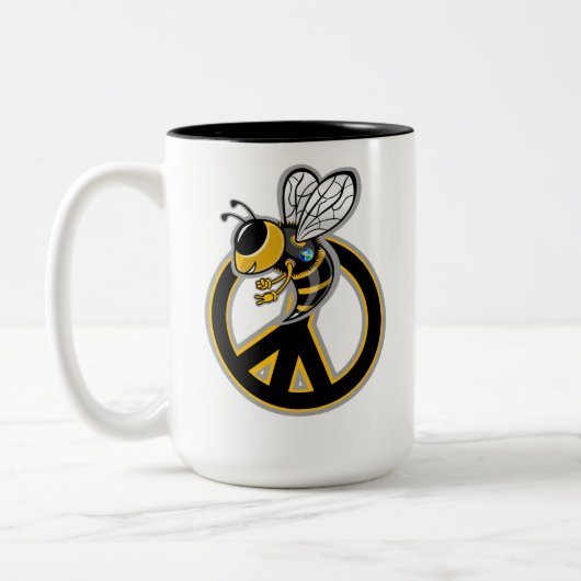 BEE FRIEDEN ZWEIFARBIGE TASSE (Links)