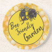 Bee Friendly Garden Bumblebee Untersetzer (Vorne)