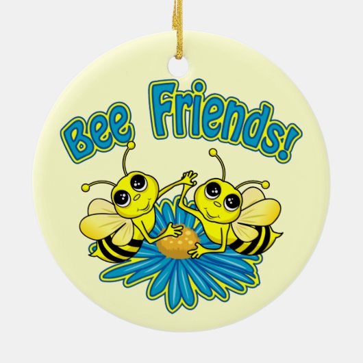 Bee Friends Keramik Ornament (Hinten)