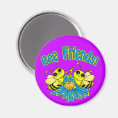 Bee Friends Magnet (Vorderseite/Rückseite)