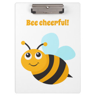 Bee fröhliche Zwischenablage Klemmbrett