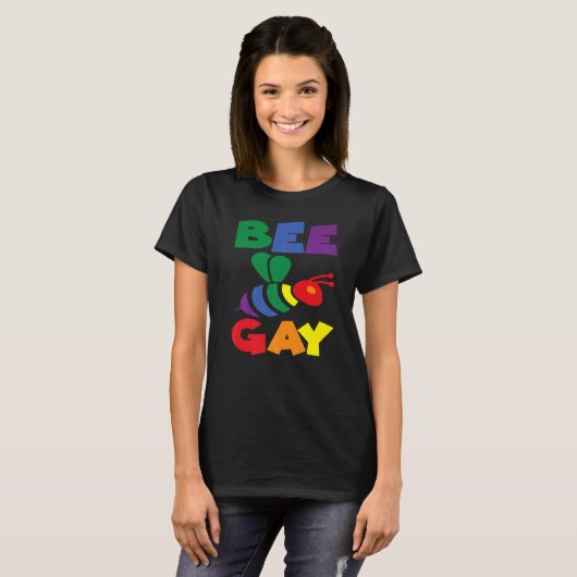 bee gay bee equalisation and human rights T-Shirt (Vorne ganz)
