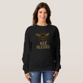 Bee Gesegnet - Christlich Sweatshirt (Vorne ganz)