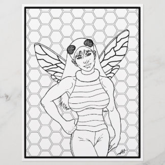 Bee Girl - Farbseite.