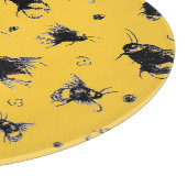 Bee Glass Chopping Board - Natur Lover Kitchen Gi Schneidebrett (Ecke)