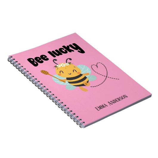 "Bee Glück" Notizblock (Rechte Seite)