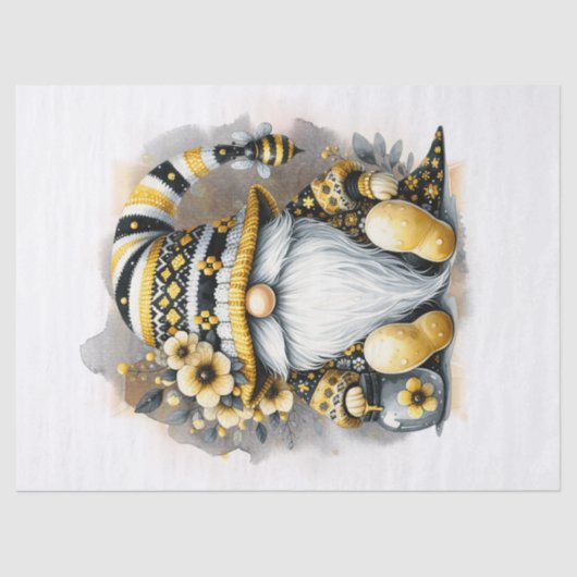 Bee Gnome Seidenpapier (Vorderseite)