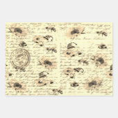 Bee Gnome Sonnenblume Geschenkpapier Set (Vorderseite 2)