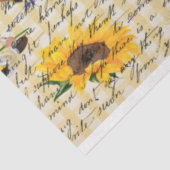 Bee Gnome Sonnenblume Seidenpapier (Ausschnitt)