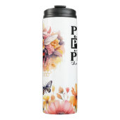 Bee God Jesus Religious Faith Bible Gebet Thermosbecher (Vorderseite)