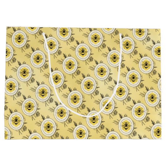 Bee Große Geschenktüte (Rückseite)