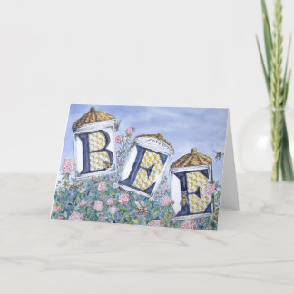 "BEE"-Grußkarte Karte