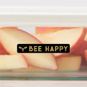 BEE HAPPY 96 Waterproof Tamper-offenes Honey-Siege Etiketten (Befestigt)