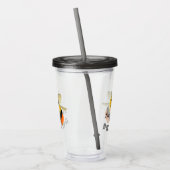Bee Happy Acrylic Tumbler Acryltrinkbecher (Links)