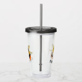 Bee Happy Acrylic Tumbler Acryltrinkbecher (Rechts)