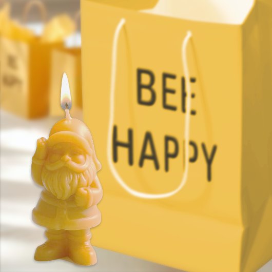 BEE HAPPY Apiary Beekeeper Naturoase Lover Gift Ta Mittlere Geschenktüte